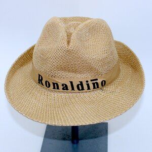 RONALDINO Small Curly Brim Straw Sun Hat